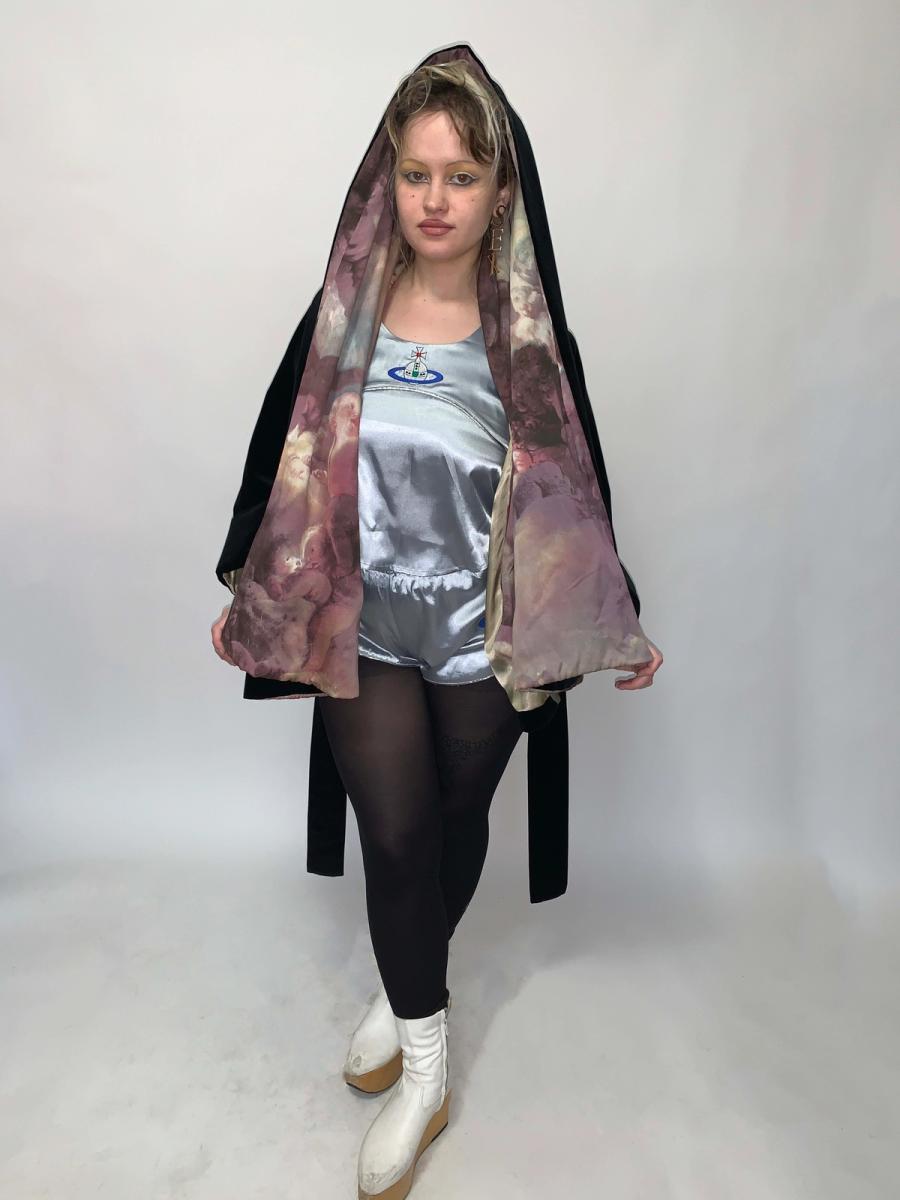 Vivienne Westwood AW 1991 Putti Print Velvet Robe product image