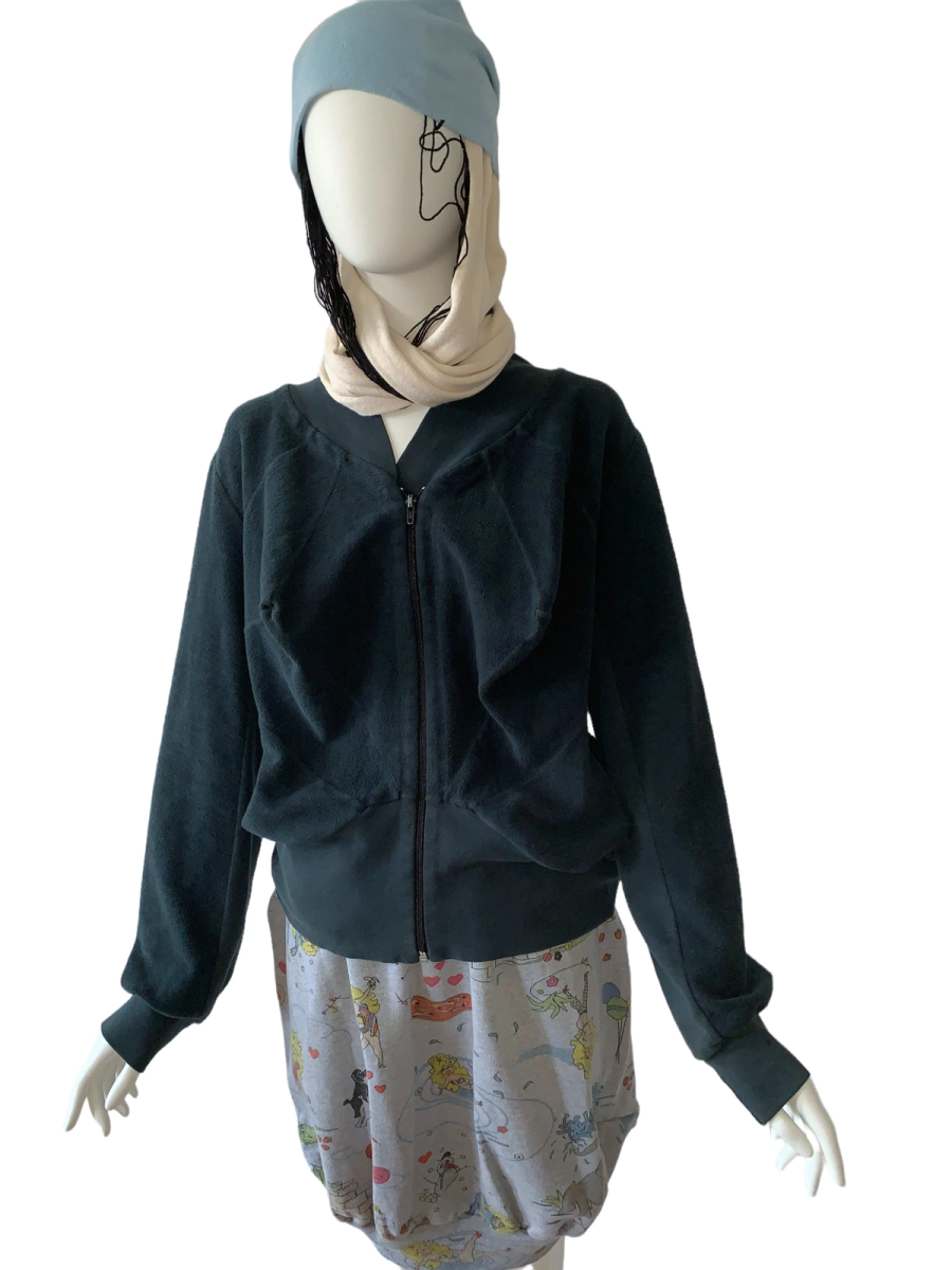 Bernhard Willhelm "Bullet Bra" Zip Up Sweatshirt product image