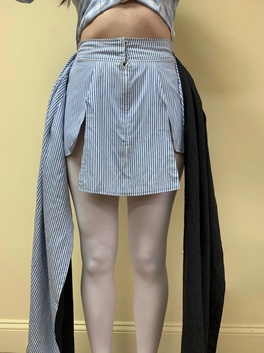 20471120 Miniskirt with Draping Sash Detail product image