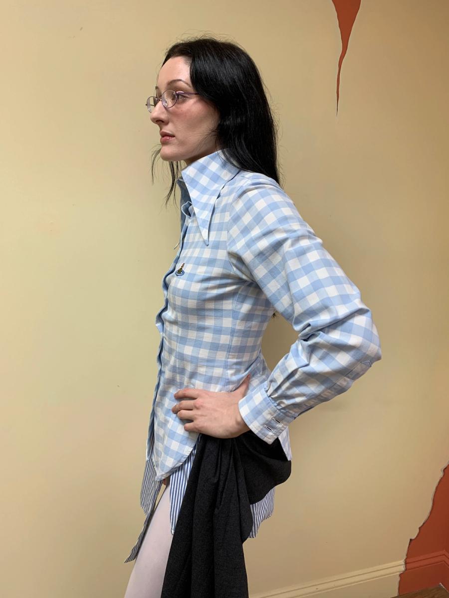 90s Vivienne Westwood Gingham Button Up product image