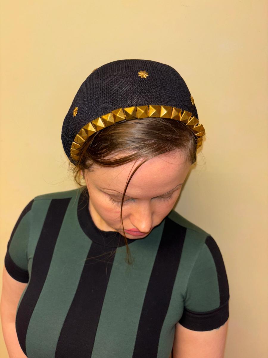 1940s Studded Mesh Snood  product image
