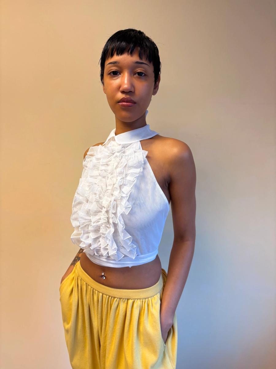 Chantal Thomass Mesh Ruffled Dickie product image