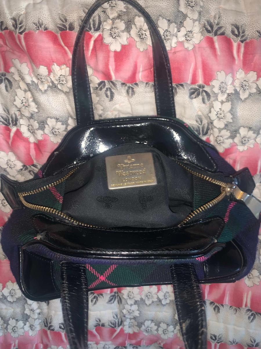 90s Vivienne Westwood Mini Yasmine Tartan Bag product image