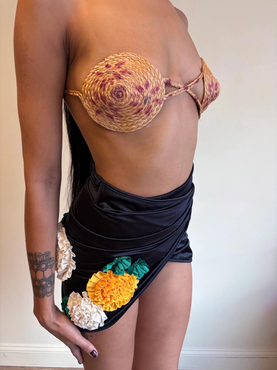 WWII Conical Souvenir Bra From The Philipines  product image