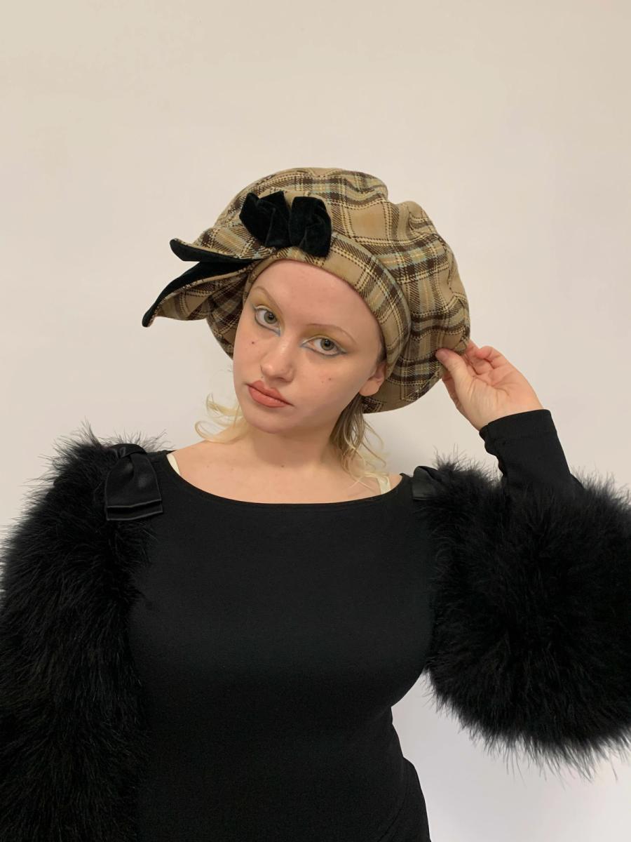 90s Vivienne Westwood Tartan Beret product image