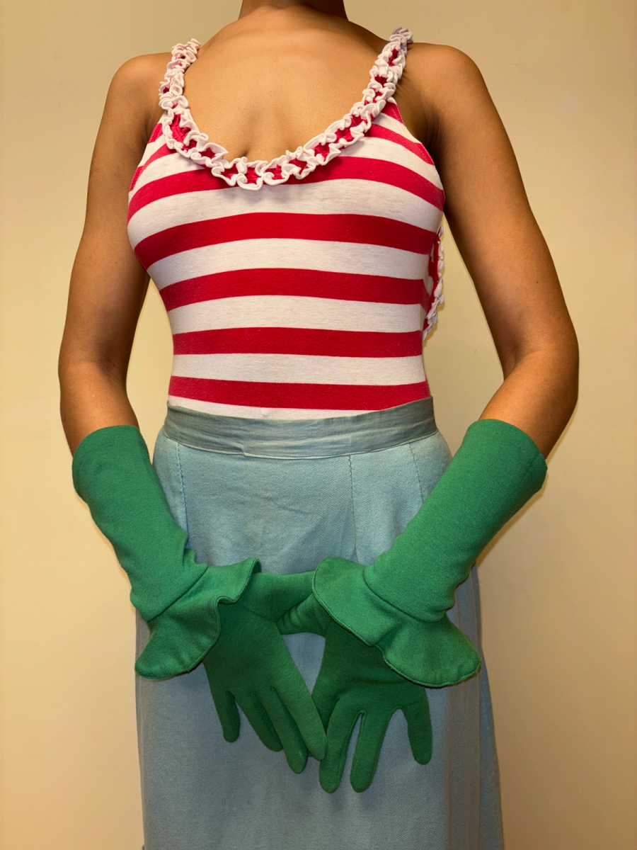 Vintage Chantal Thomass Green Gloves product image