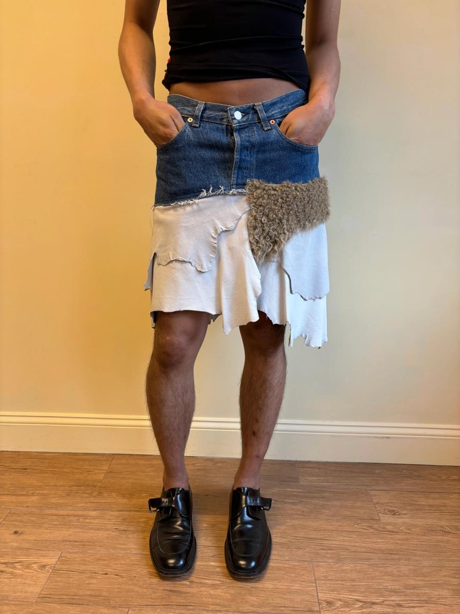 Tomoki Yurita Remake Pelt Skirt  product image