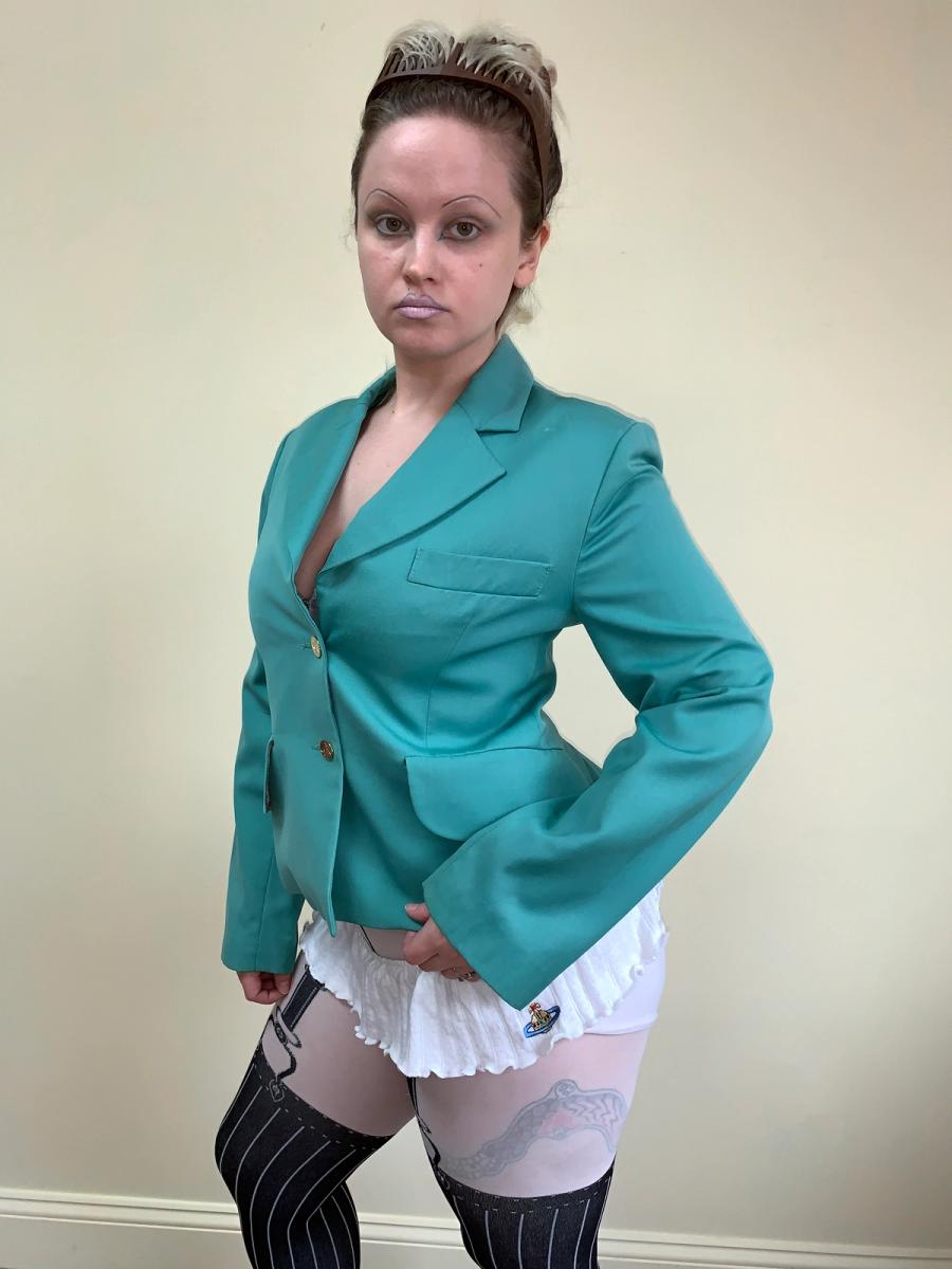 Vivienne Westwood 1993 'Grand Hotel' Teal Jacket product image