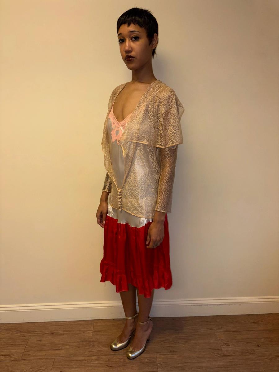 1920s Gold Lace Jacket product image