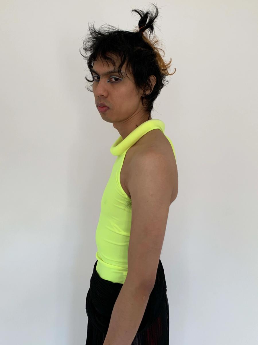 Vintage Cyberdog Sculptural Neon Top product image