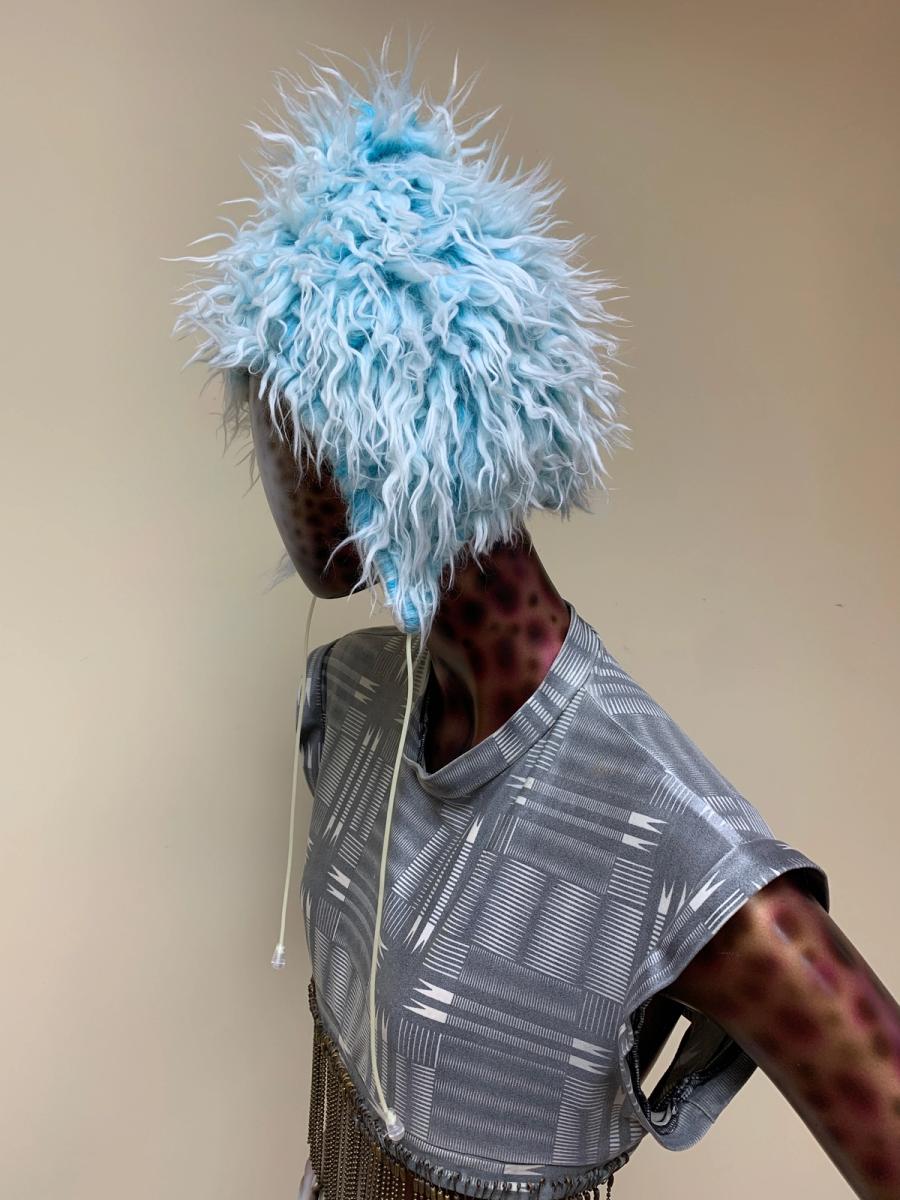 Deadstock Cyberdog Fuzzy Ice Blue Hat product image