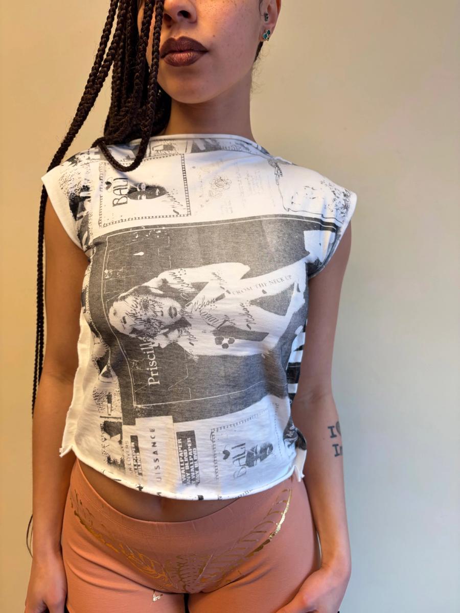 NANA Detachable Fur Tee 2 product image