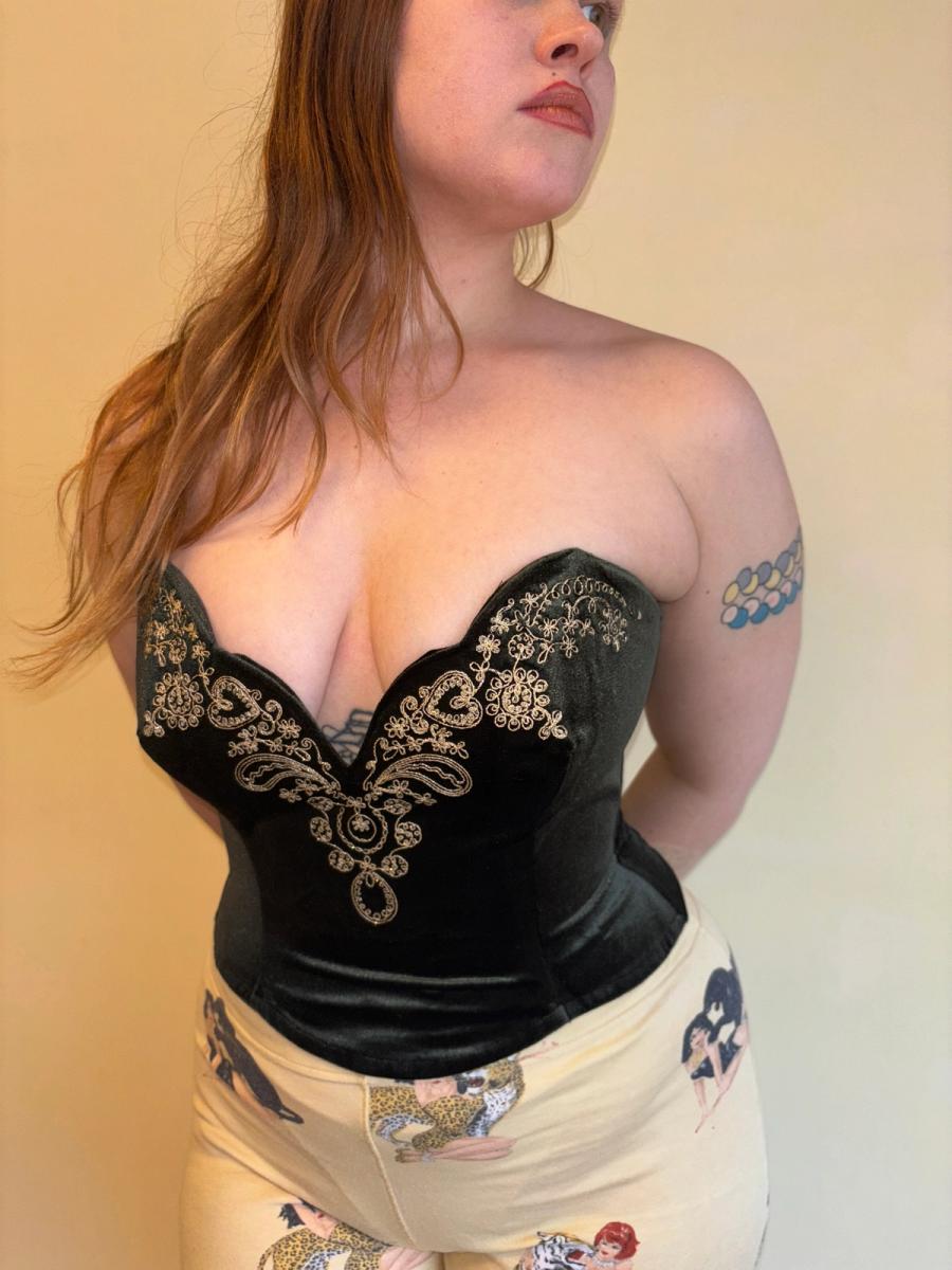 80s Ritmo di Perla Sculpted Bustier  product image