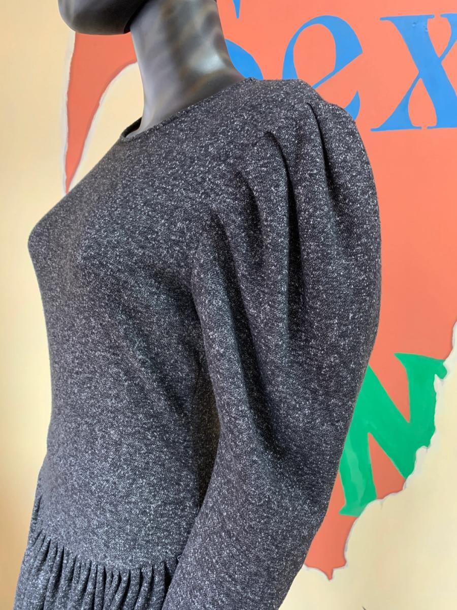 80s Norma Kamali Gray Sweatshirt Set product image