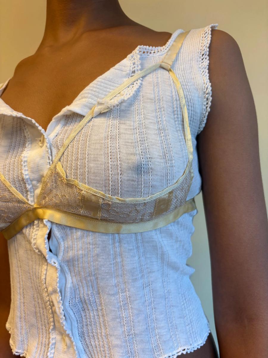 1930s French Open Cup Bra  product image