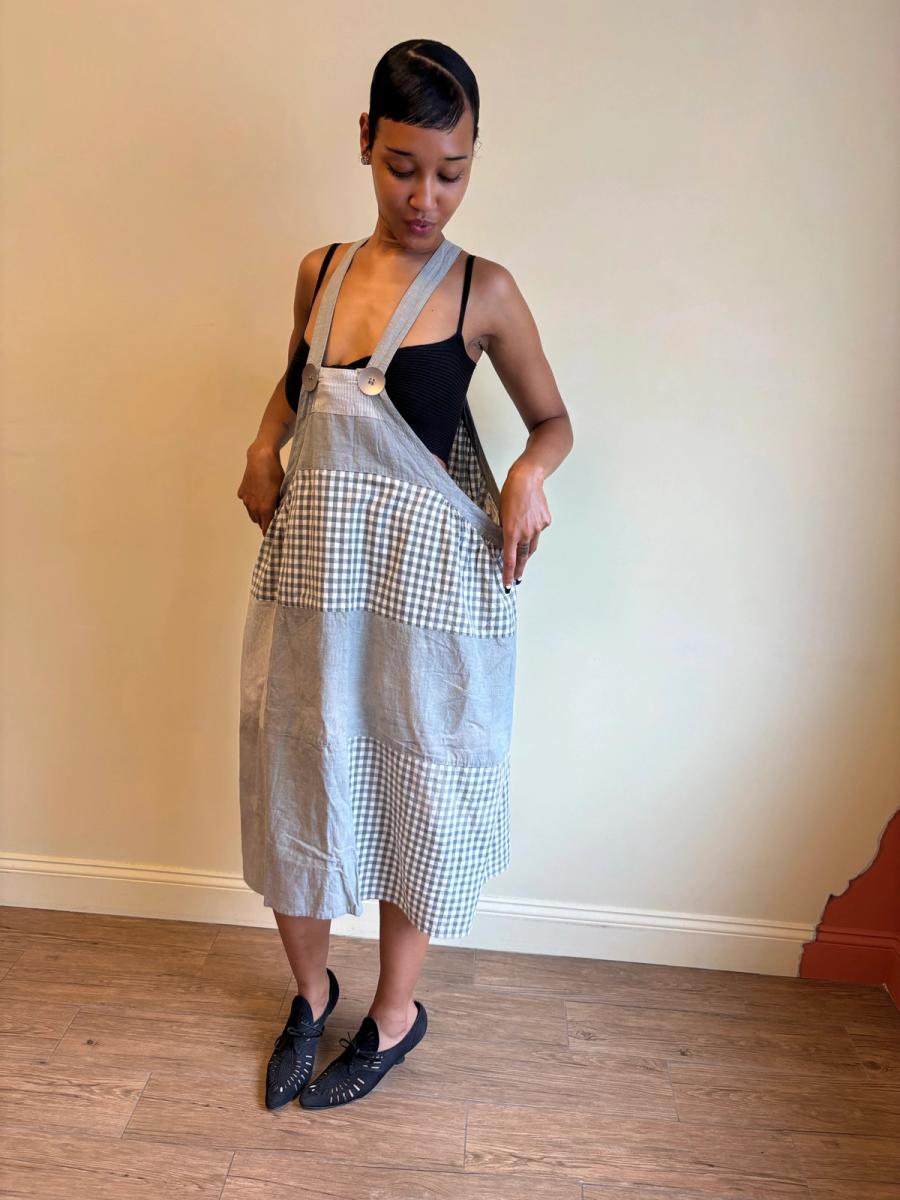 Rachel Auburn 80s Apron Jumper product image