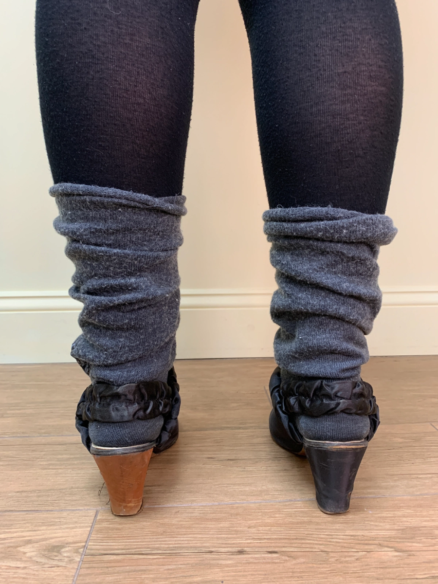 1940s Daniel Green Black Satin Shoes product image