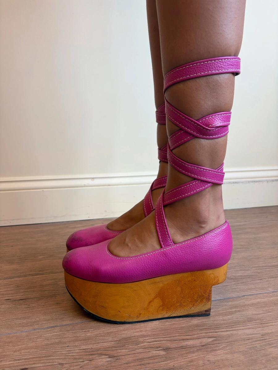 Vintage Vivienne Westwood Pink Rocking Horse Shoes product image