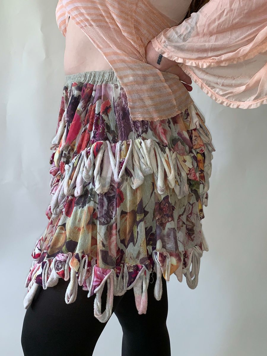 Nozomi Ishiguro Flower Mesh Skirt product image