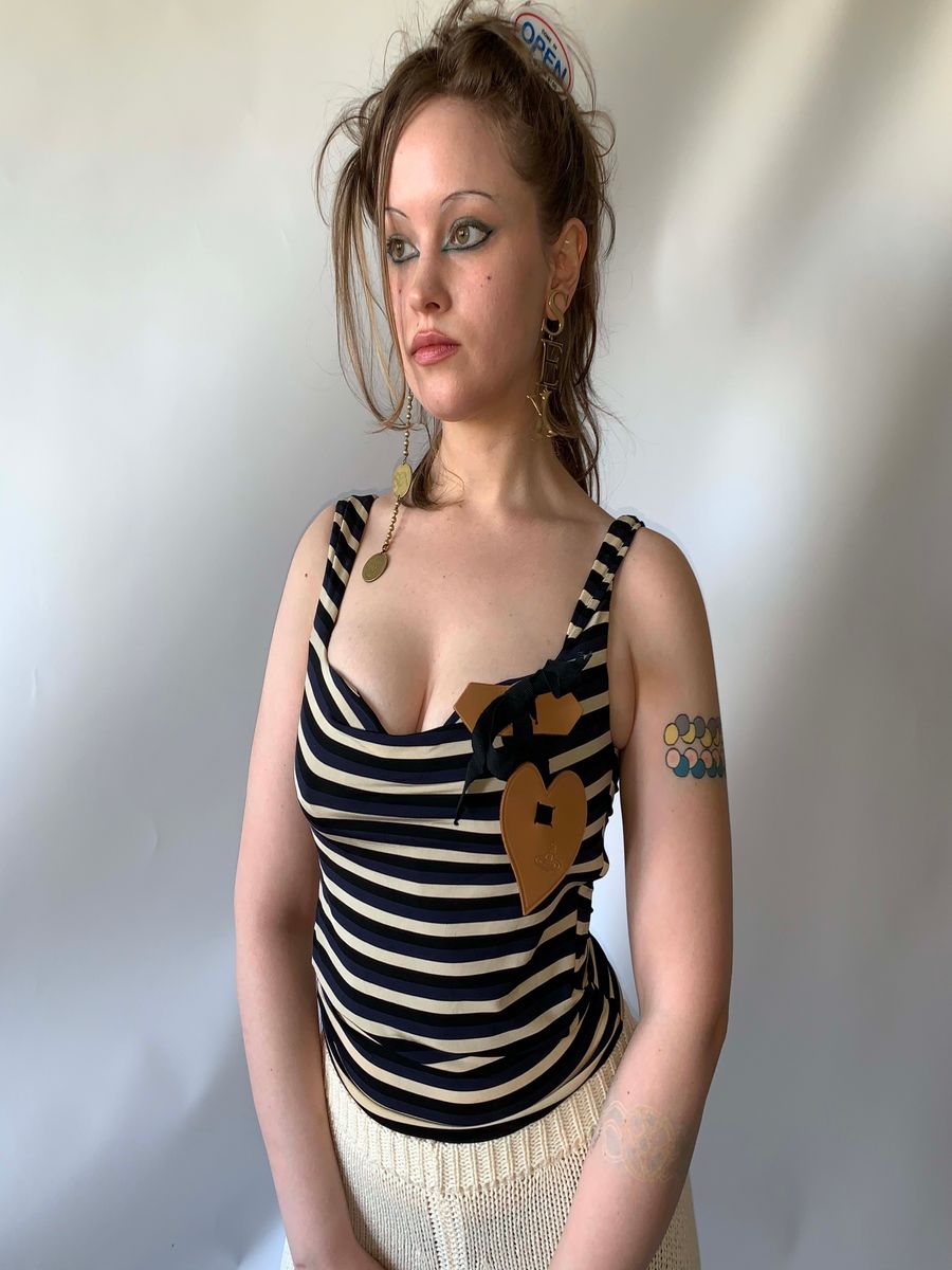 Vivienne Westwood Striped Heart Bustier product image