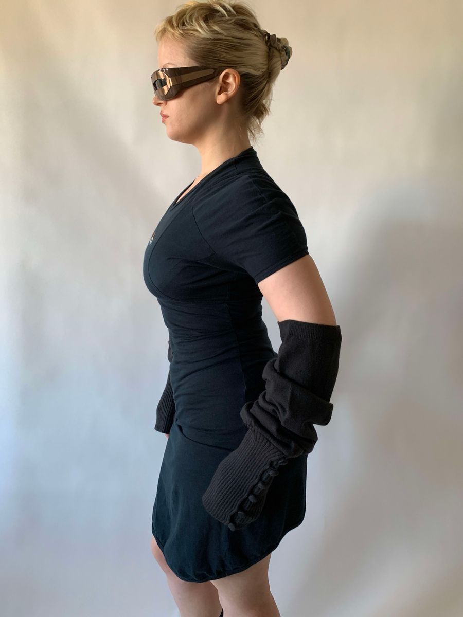 90s Vivienne Westwood Orb Black Dress product image