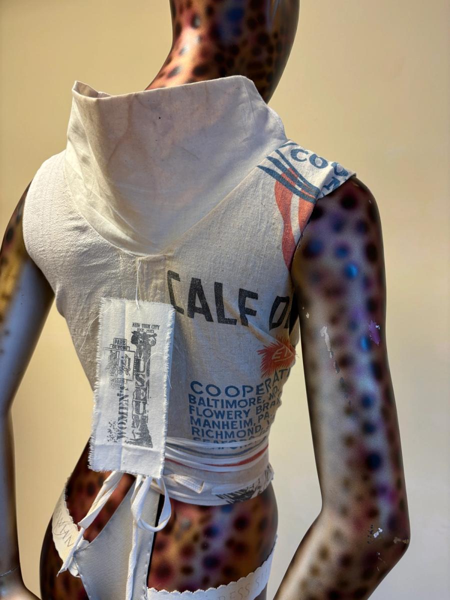 Feedsack Bullet Bra Wrapping Top - Calf product image