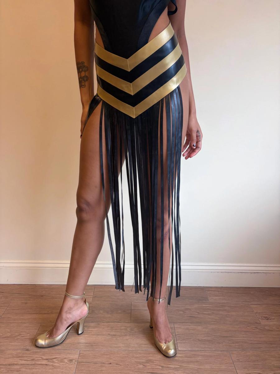 Latex Fringe Skirt product image