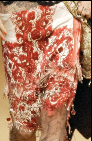 SS 2003 Jean-Paul Gaultier Laser Skirt with Charms product image