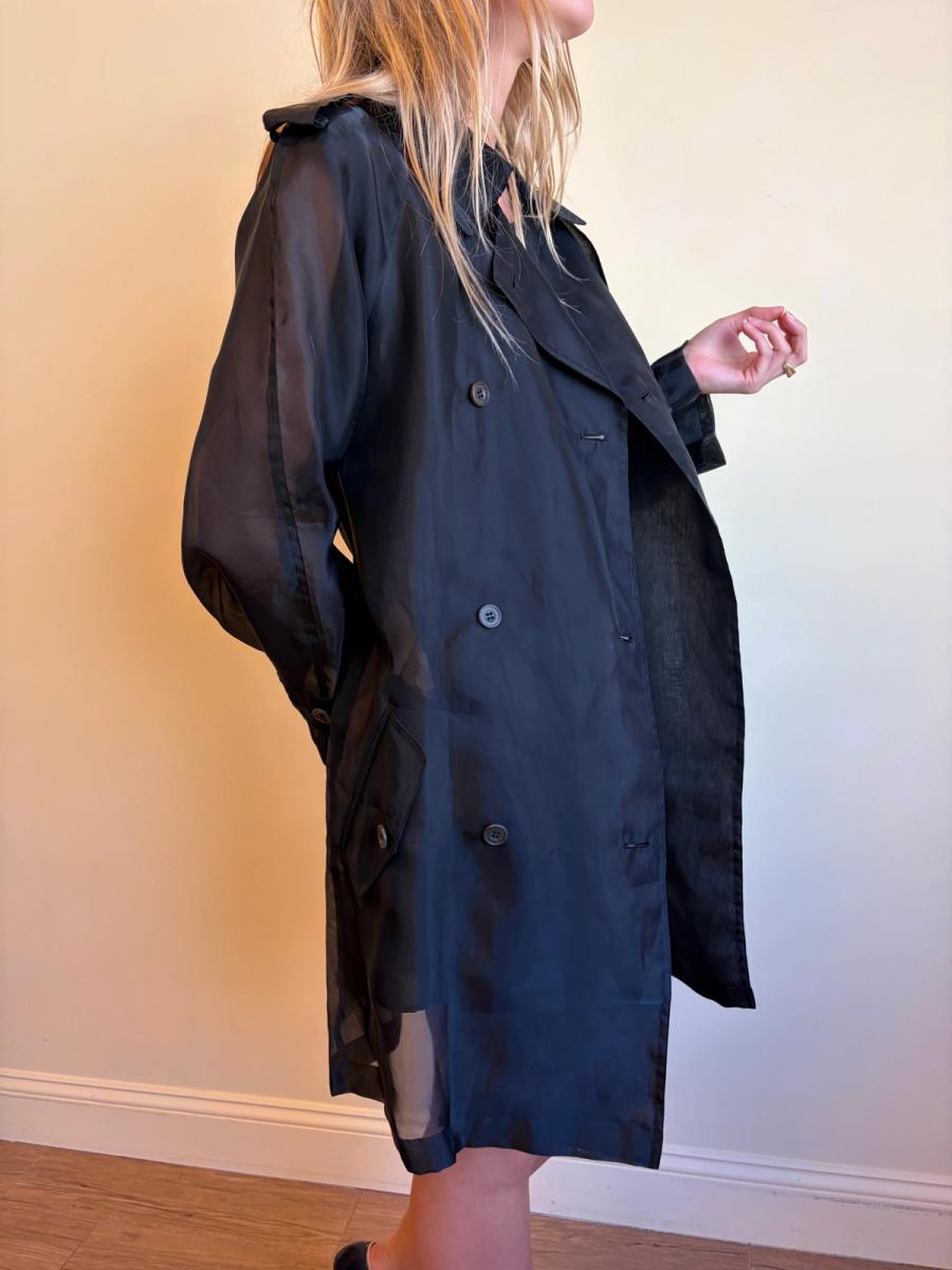 80s Junior Gaultier Sheer Trench product image