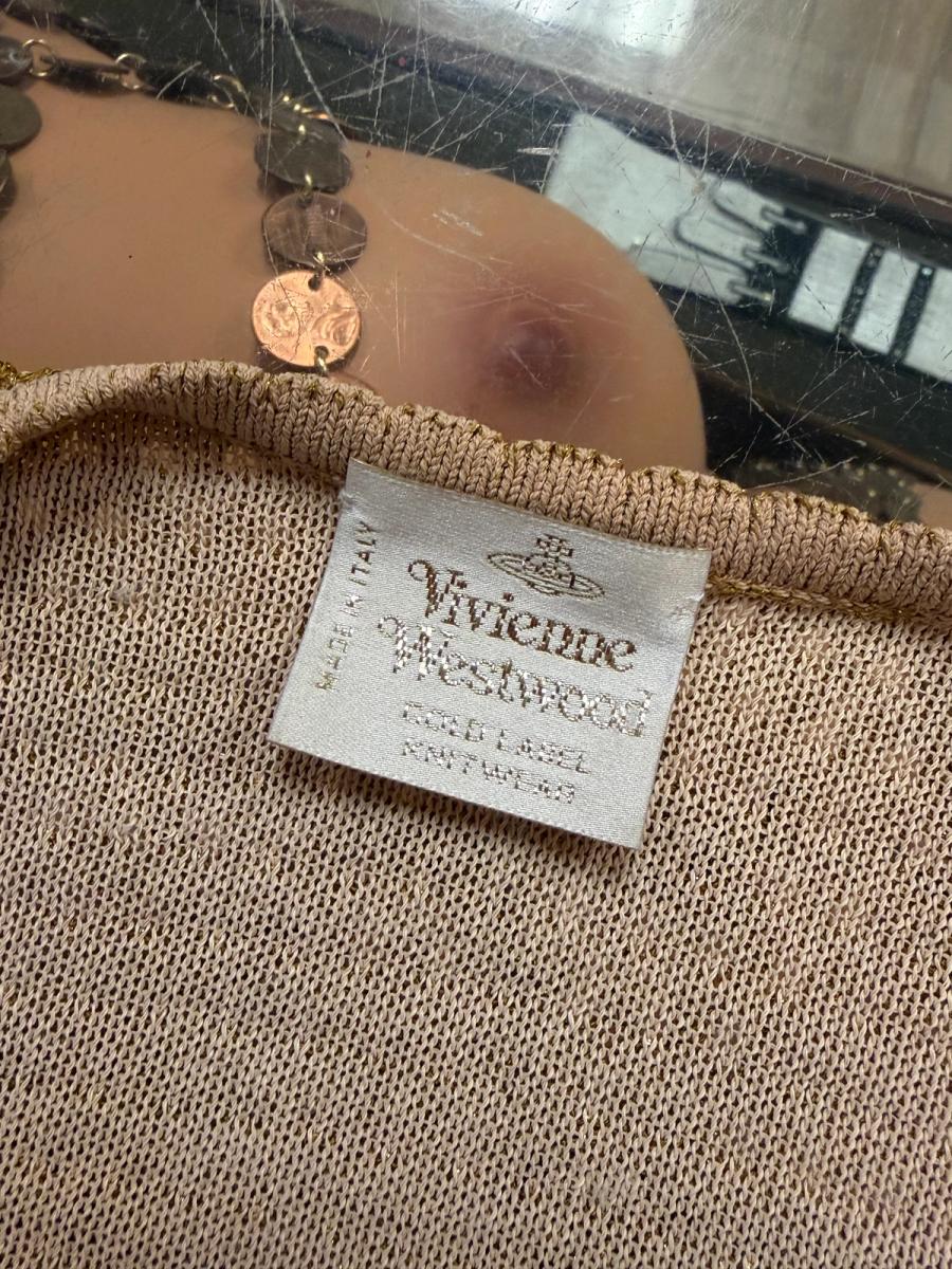 Vivienne Westwood Gold Label Gold Knit Top  product image
