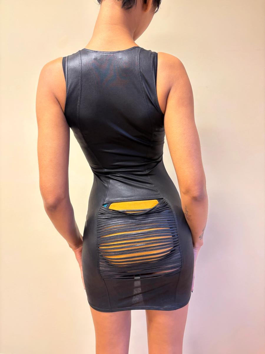 Patrice Catanzaro Butt Fringe Cutout Dress  product image