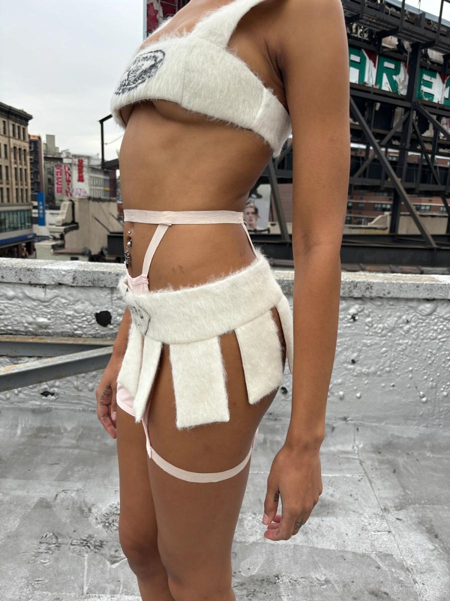 Doll Mark Mohair Mini Skirt product image