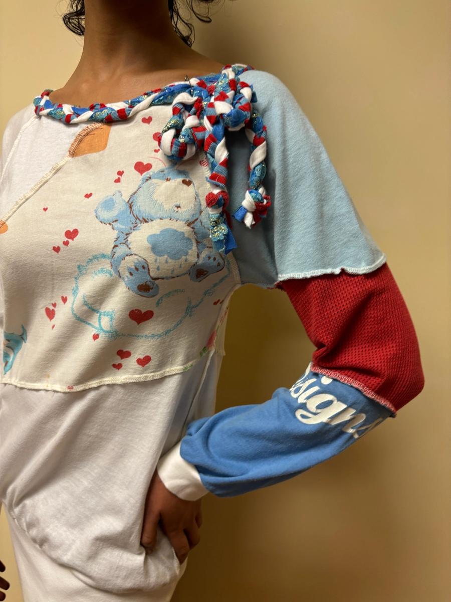 Naoko Ushiro Glamorous Patchwork Bear Shirt product image