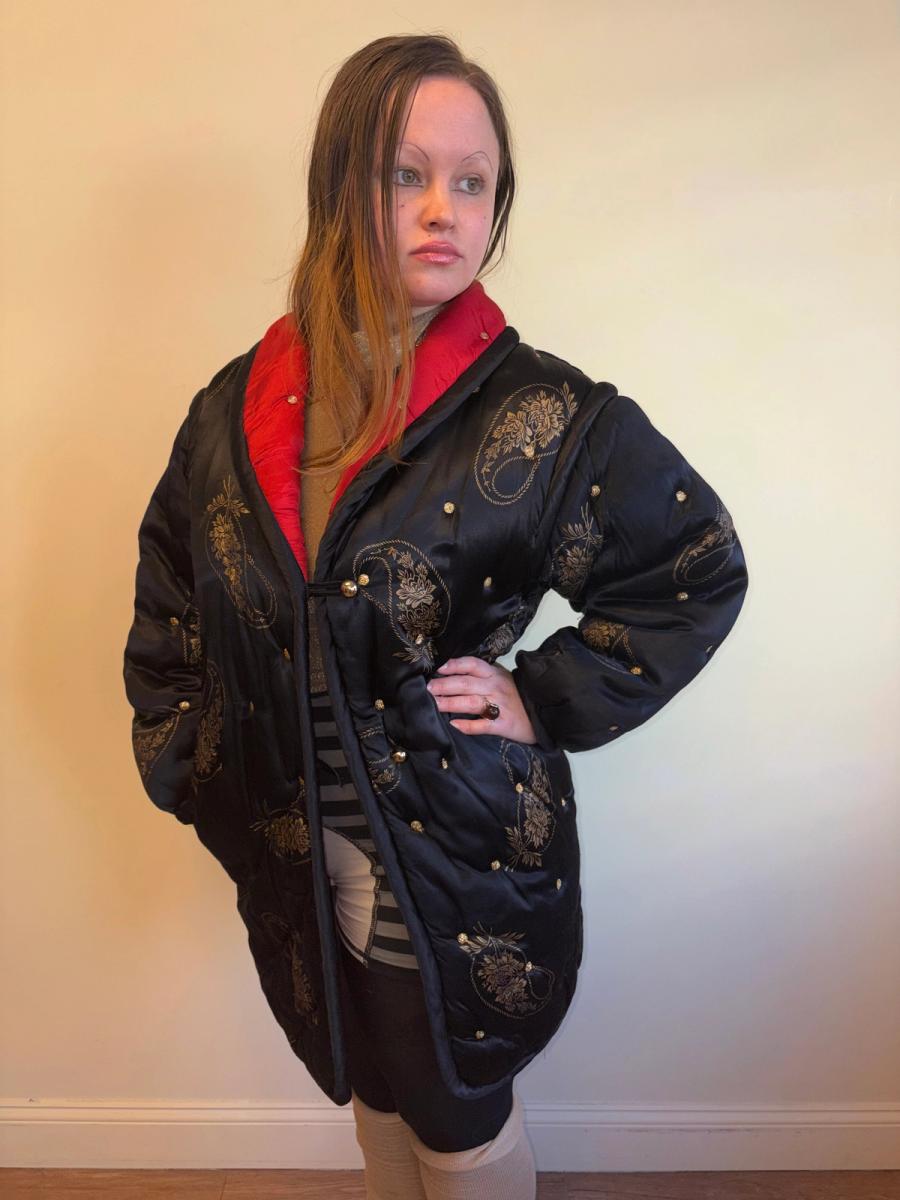 80s Krizia Paisley Quilted Puffer product image