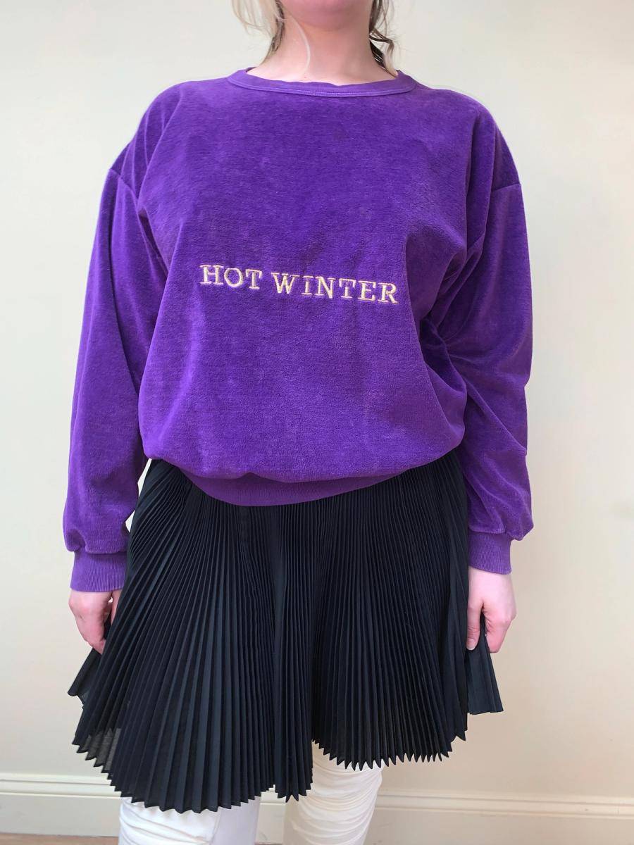 1980s Sonia Rykiel "Hot Winter" Sweatshirt product image