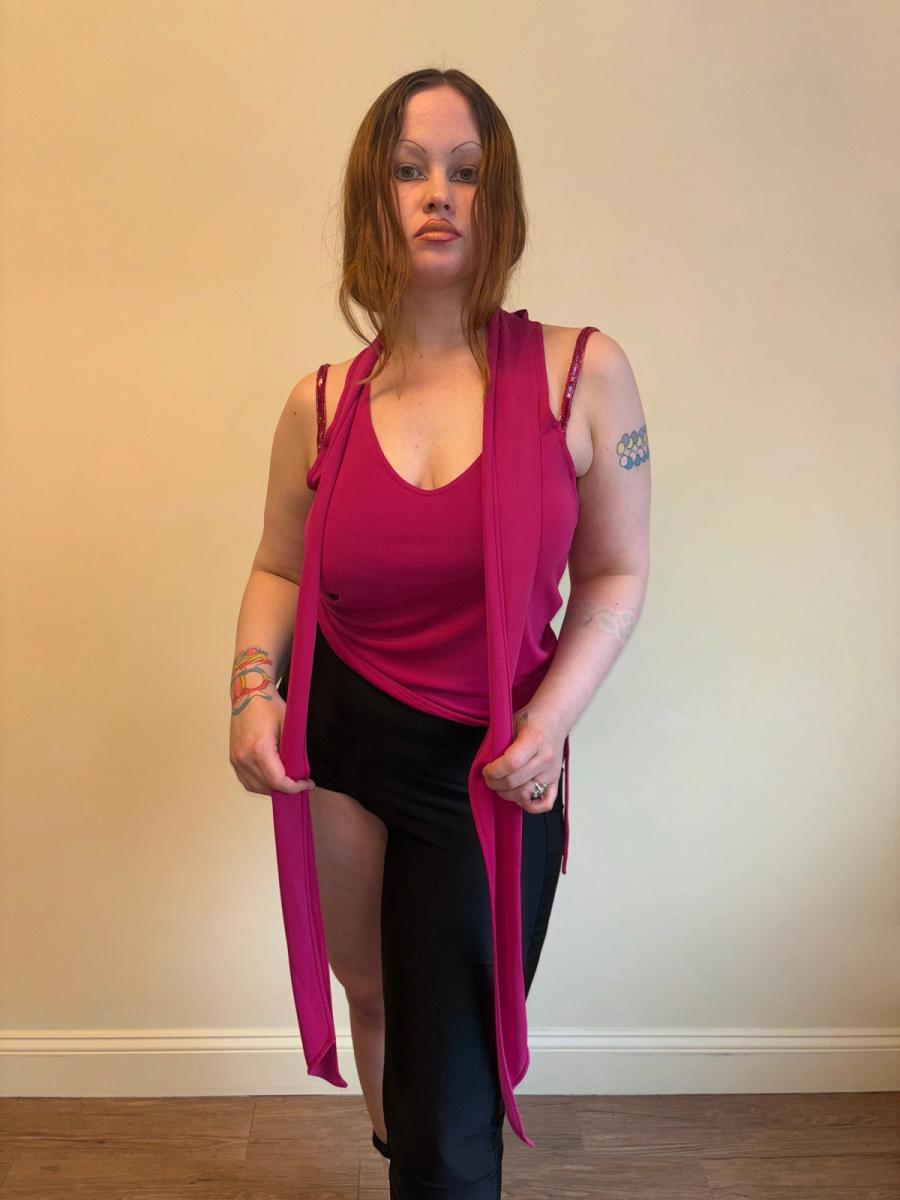 Lolita Lempicka Pink Scarf Tanktop product image