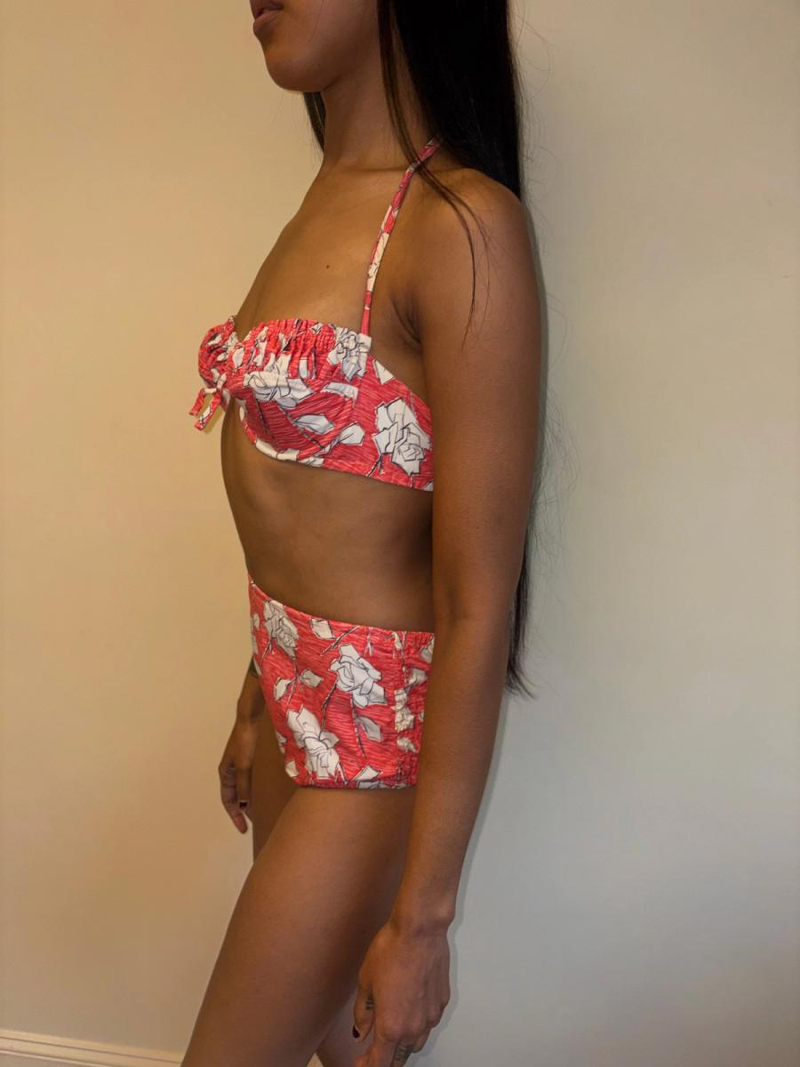 1950s Rose Print Bikini product image