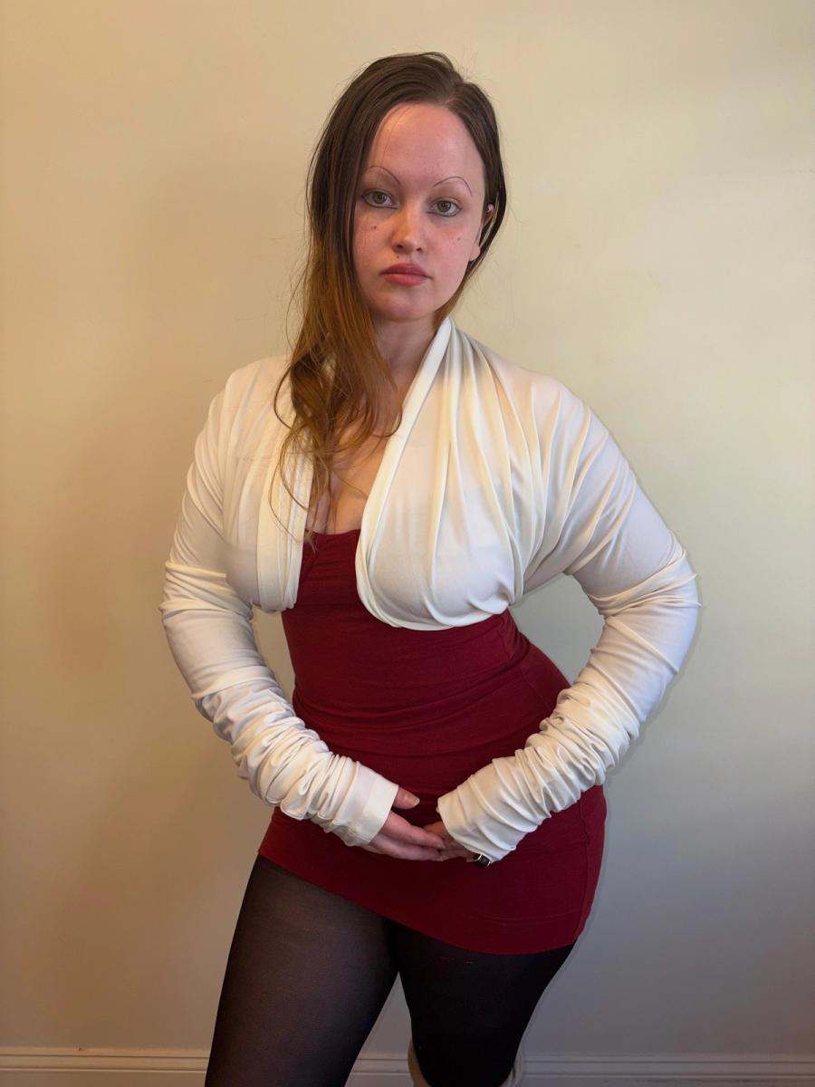 Norma Kamali Shrug with Extra Long Sleevs product image