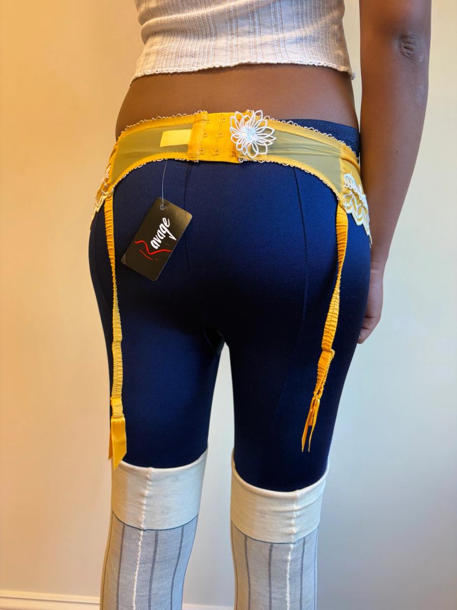 90s Ravage Yellow Garter Belt product image