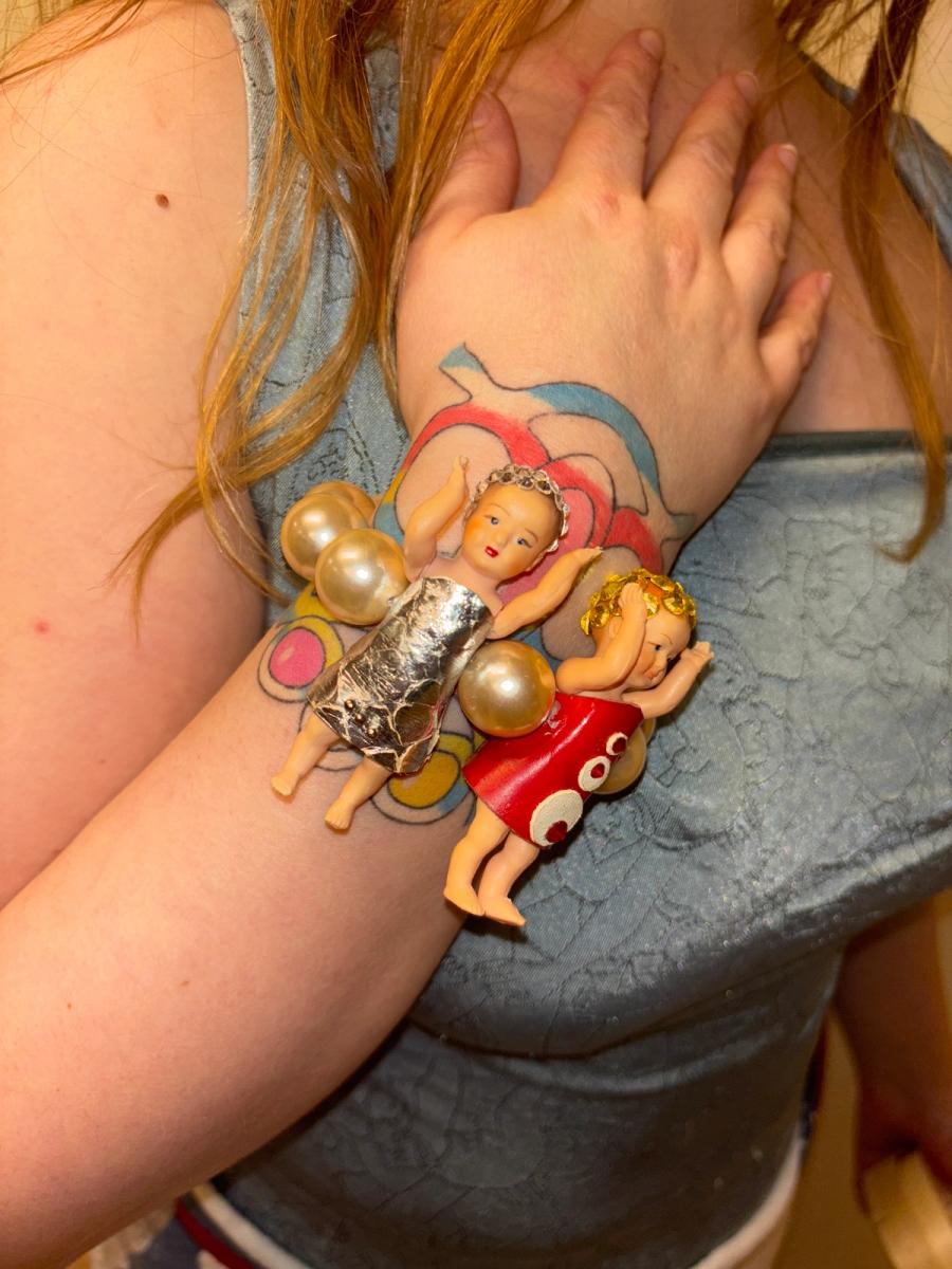 Irina Volkonskii Rhinestone Doll Bracelet product image