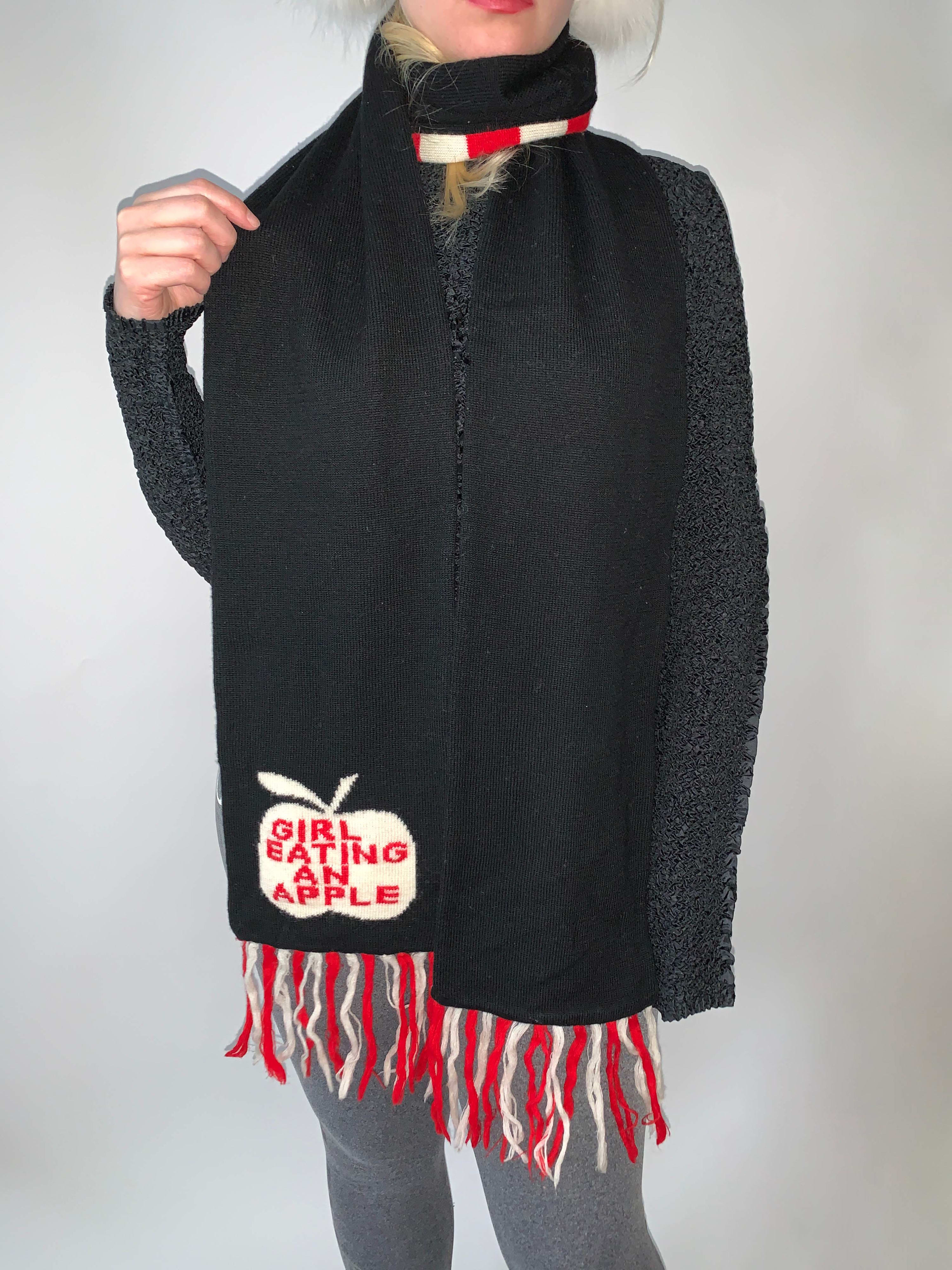 Antoni & Alison 'Girl Eating An Apple' Scarf