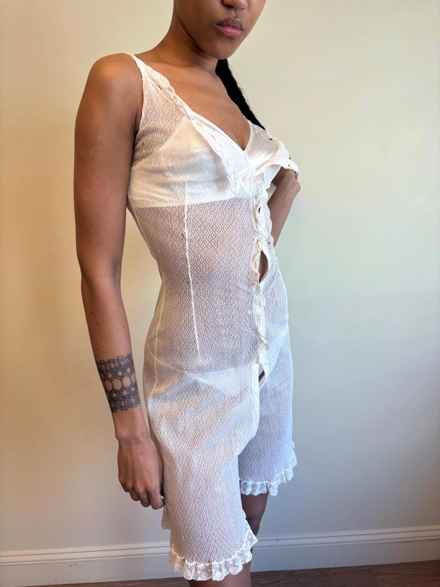 Edwardian Lace Mesh Combination Suit product image