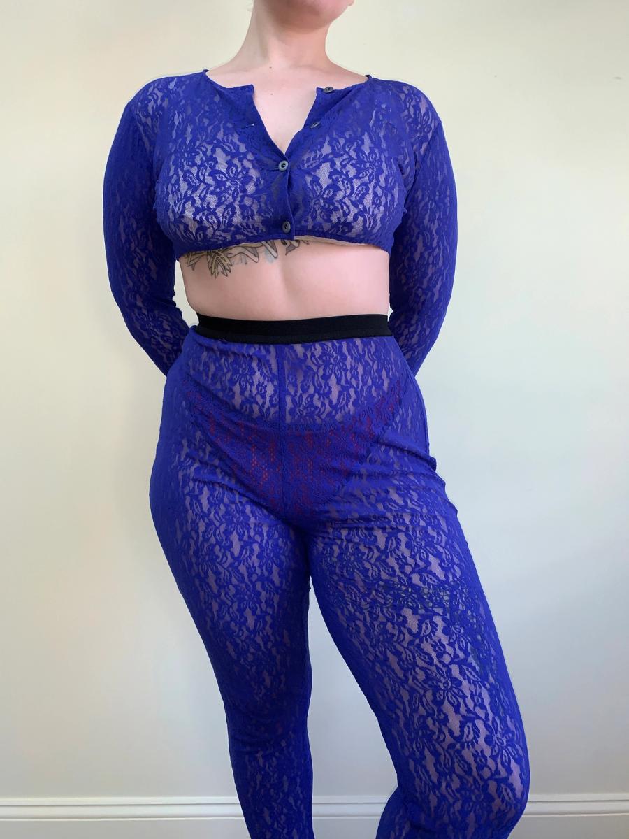80s Gaultier Public Lace Set  product image