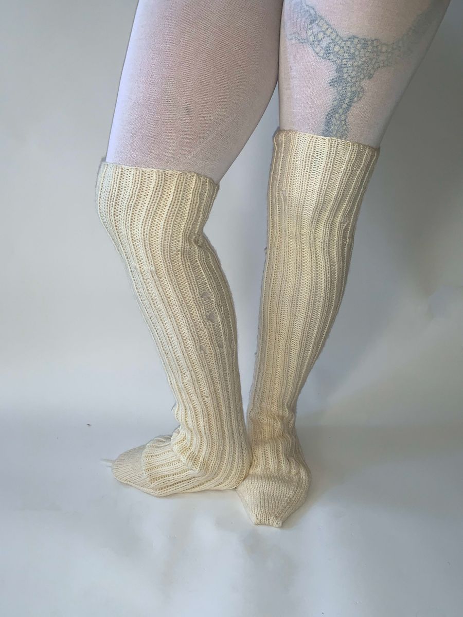 Antique Chunky Knit Socks product image