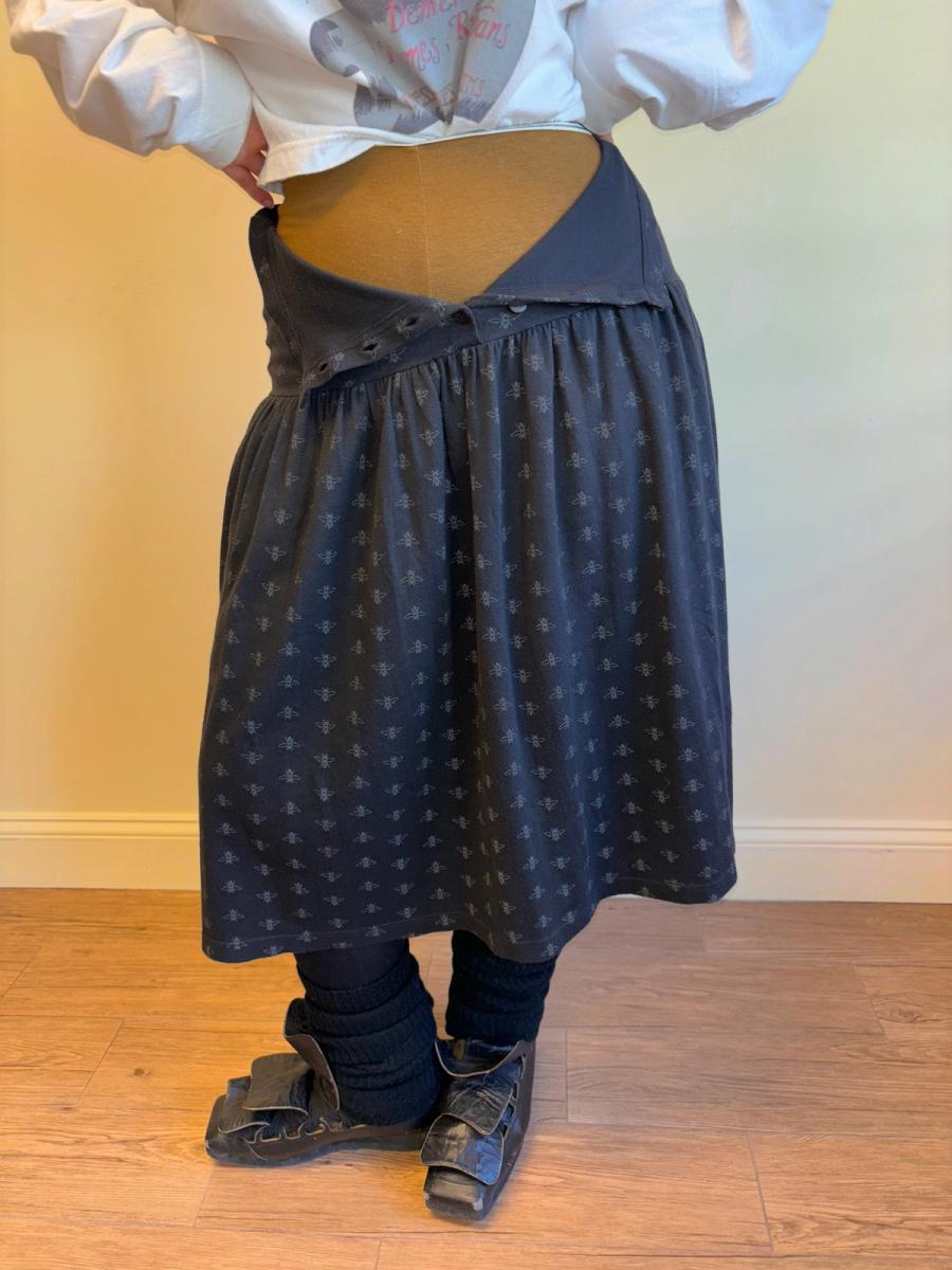 80s Krizia Maglia Bee Print Skirt product image