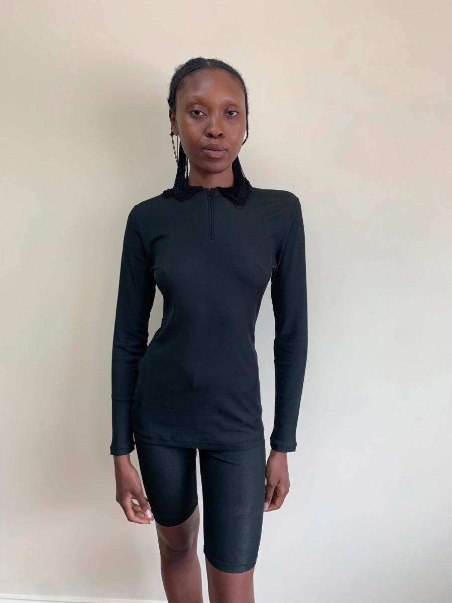 80s Gaultier Fringe Hood Set product image