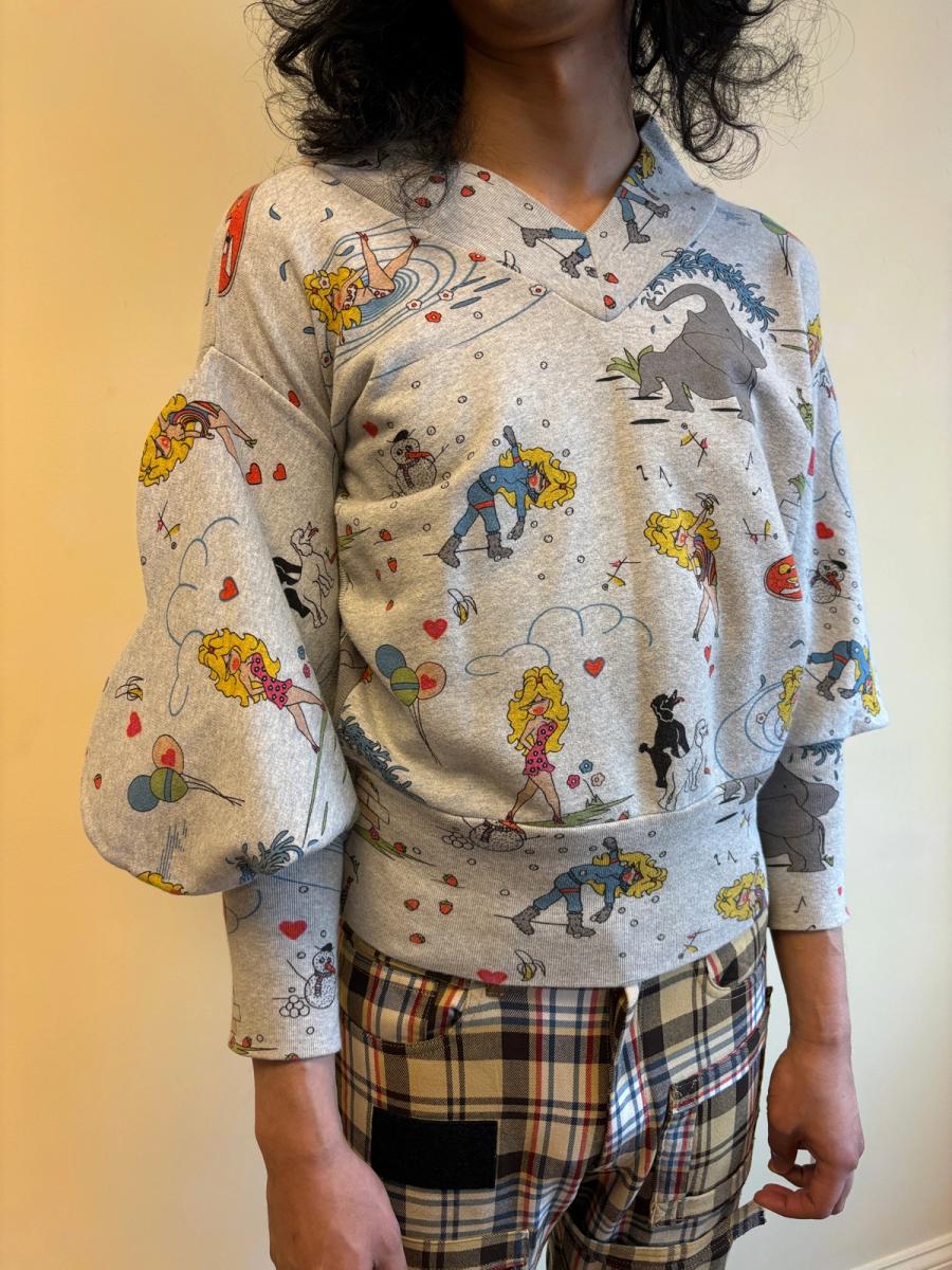 Autumn Winter 2003-2004 Bernhard Willhelm Bimbo Sweatshirt Top product image