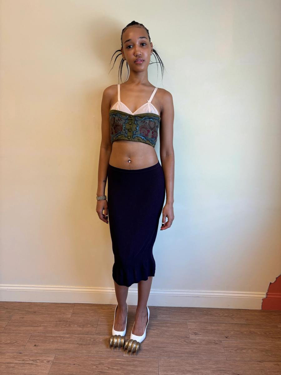 1990 Romeo Gigli Brocade Bandeau product image