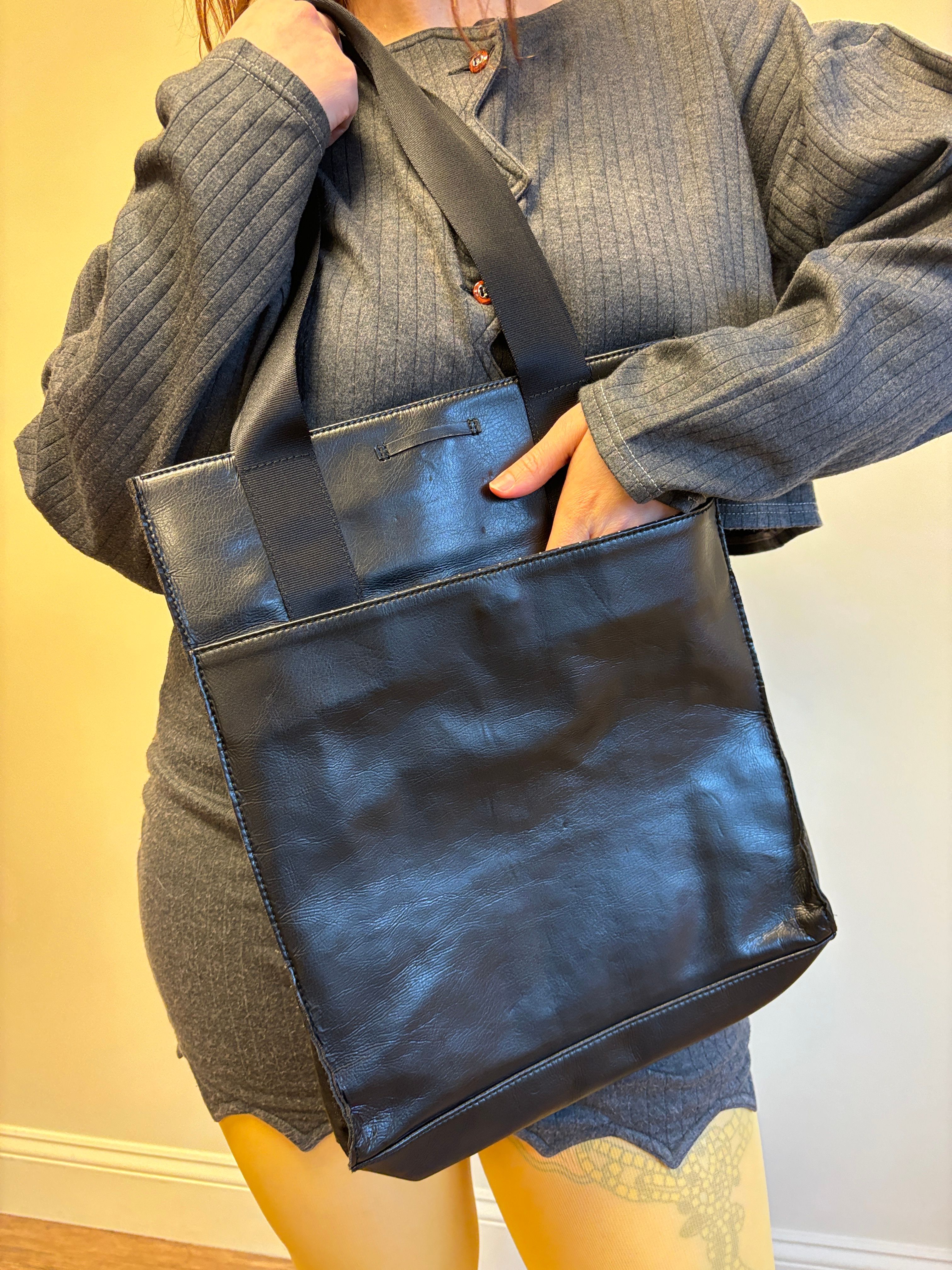 90s Jean-Paul Gaultier Leather Piercing Bag