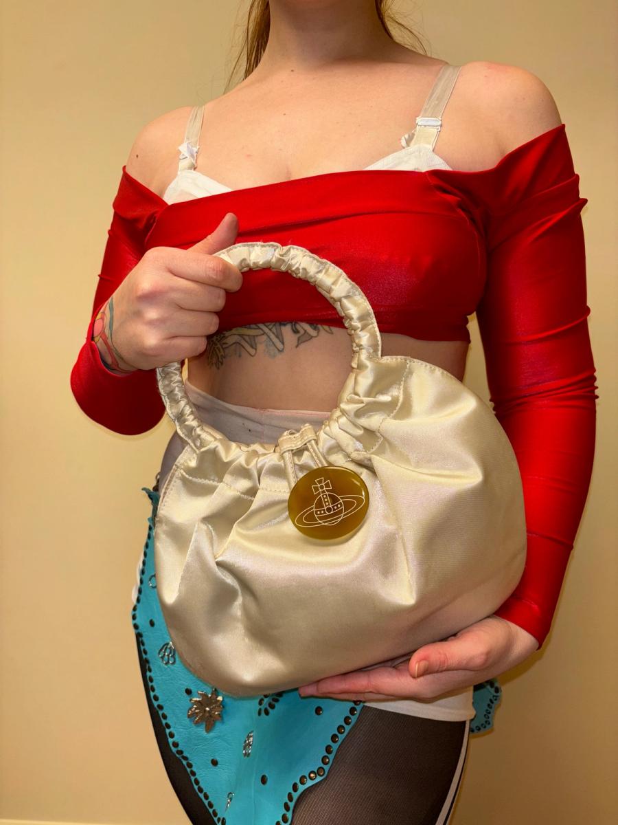 Vivienne Westwood Champagne Satin Purse product image